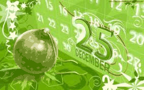 Zielony kalendarz 25 grudnia